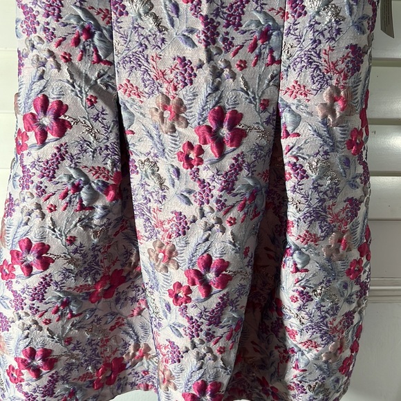 NWT AIDAN MATTOX Jacquard open back Dress Lilac. 6 party cruise wedding … - Picture 3 of 14